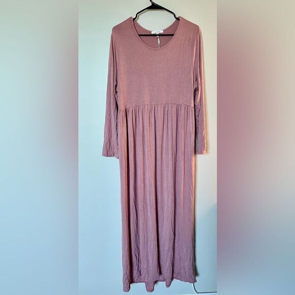 BELLATRIX Long Sleeve Maxi Dress Size 1X - Picture 3 of 7